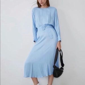 🦋🦋Zara blue satin effect dress🦋🦋